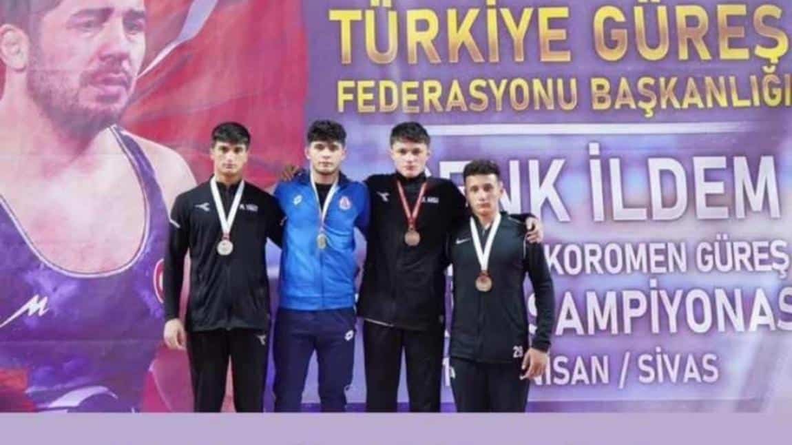 Güreşçilerimizin U15 Türkiye Şampiyonasında Aldığı Madalyalar